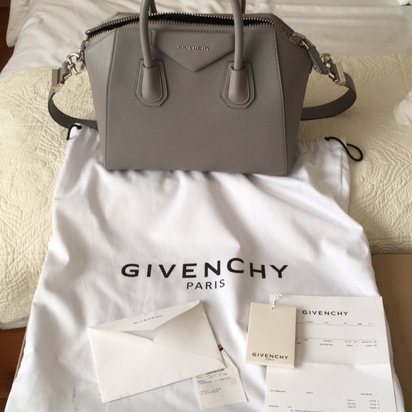 givenchy antigona grey small